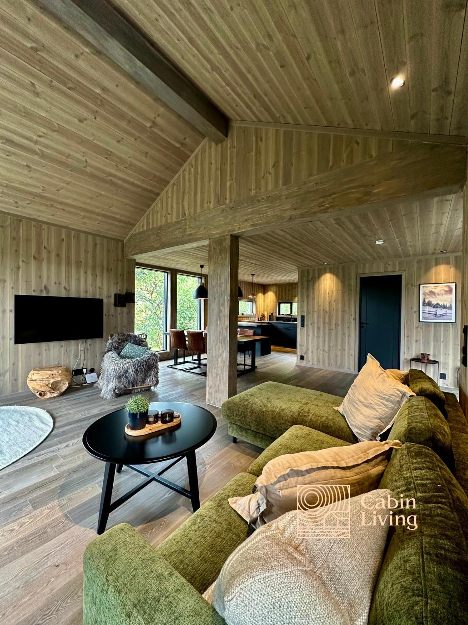 Brand New Cabin On The Sunny Side Of Gaustatoppen With A Great View Tuddal Экстерьер фото