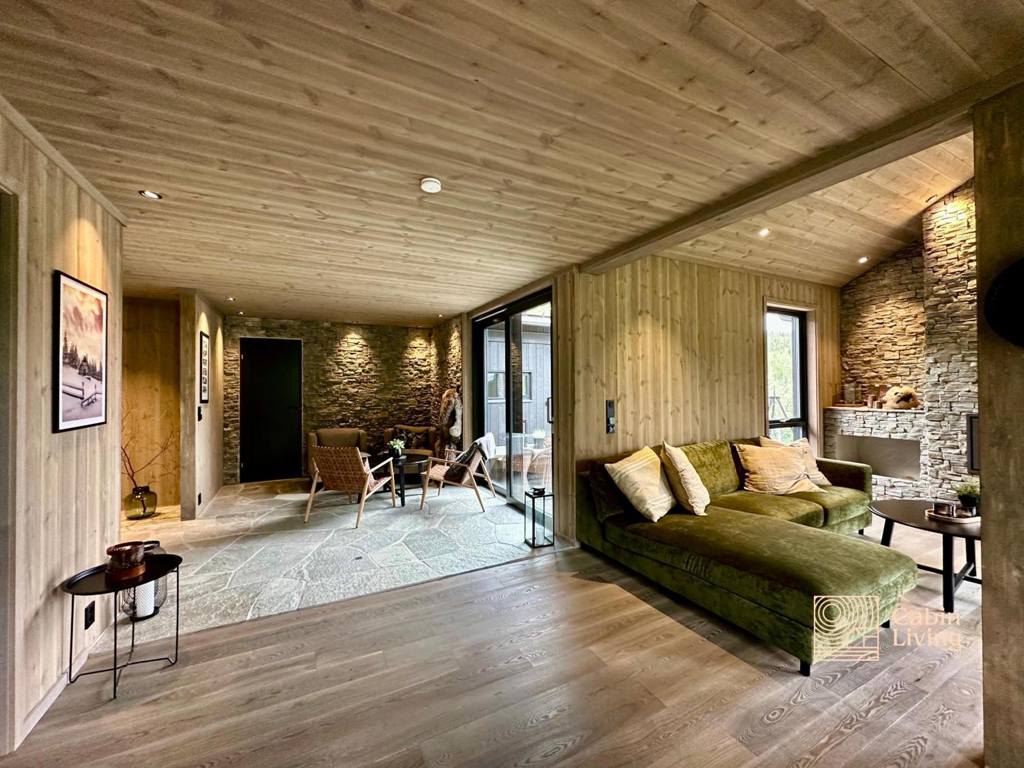 Brand New Cabin On The Sunny Side Of Gaustatoppen With A Great View Tuddal Экстерьер фото