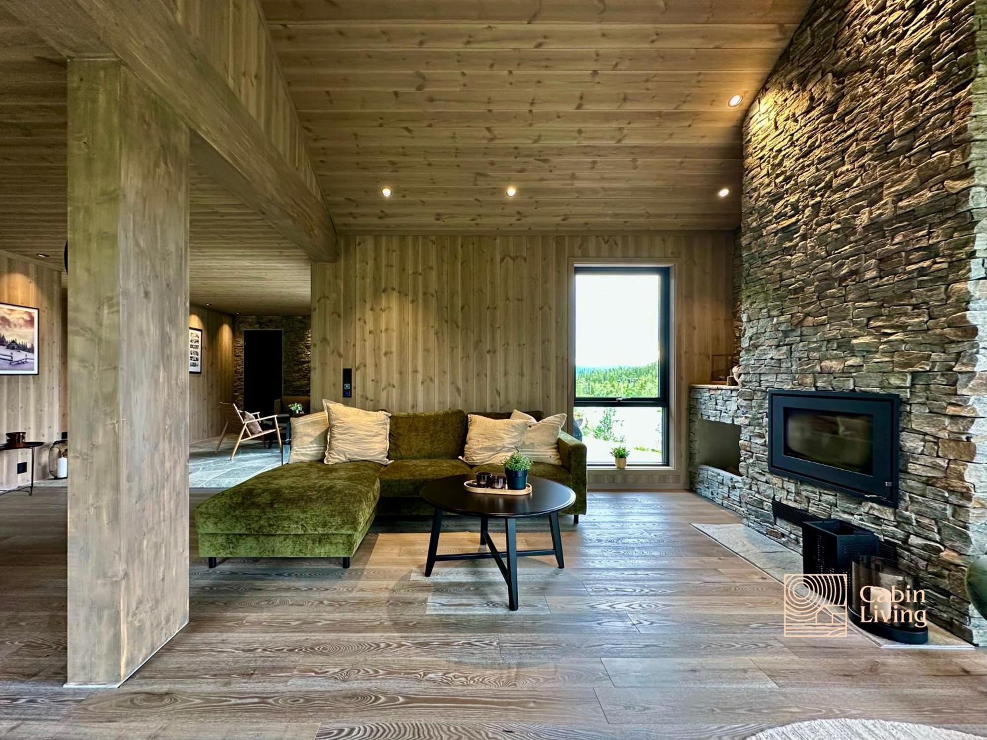 Brand New Cabin On The Sunny Side Of Gaustatoppen With A Great View Tuddal Экстерьер фото