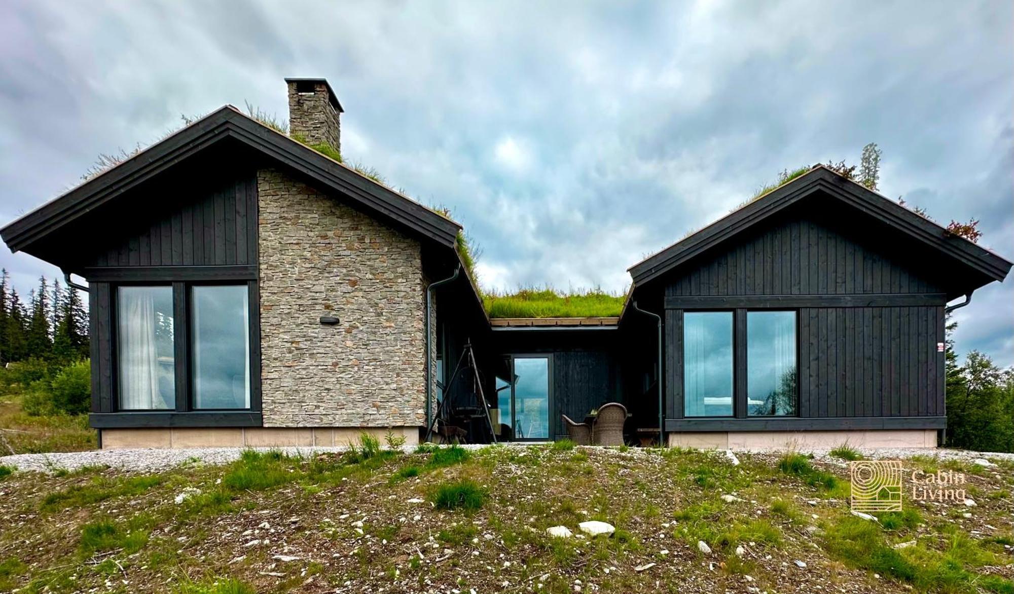 Brand New Cabin On The Sunny Side Of Gaustatoppen With A Great View Tuddal Экстерьер фото