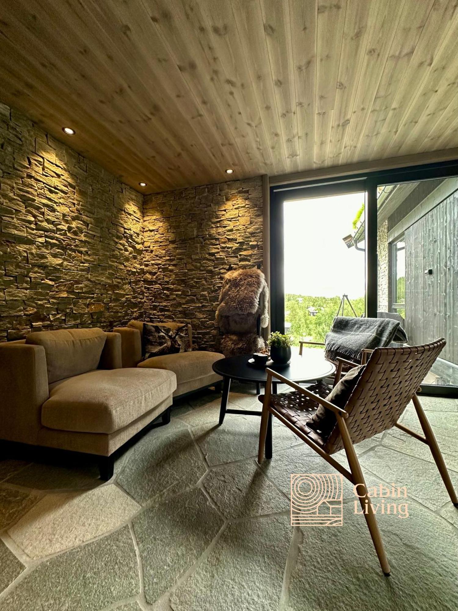 Brand New Cabin On The Sunny Side Of Gaustatoppen With A Great View Tuddal Экстерьер фото