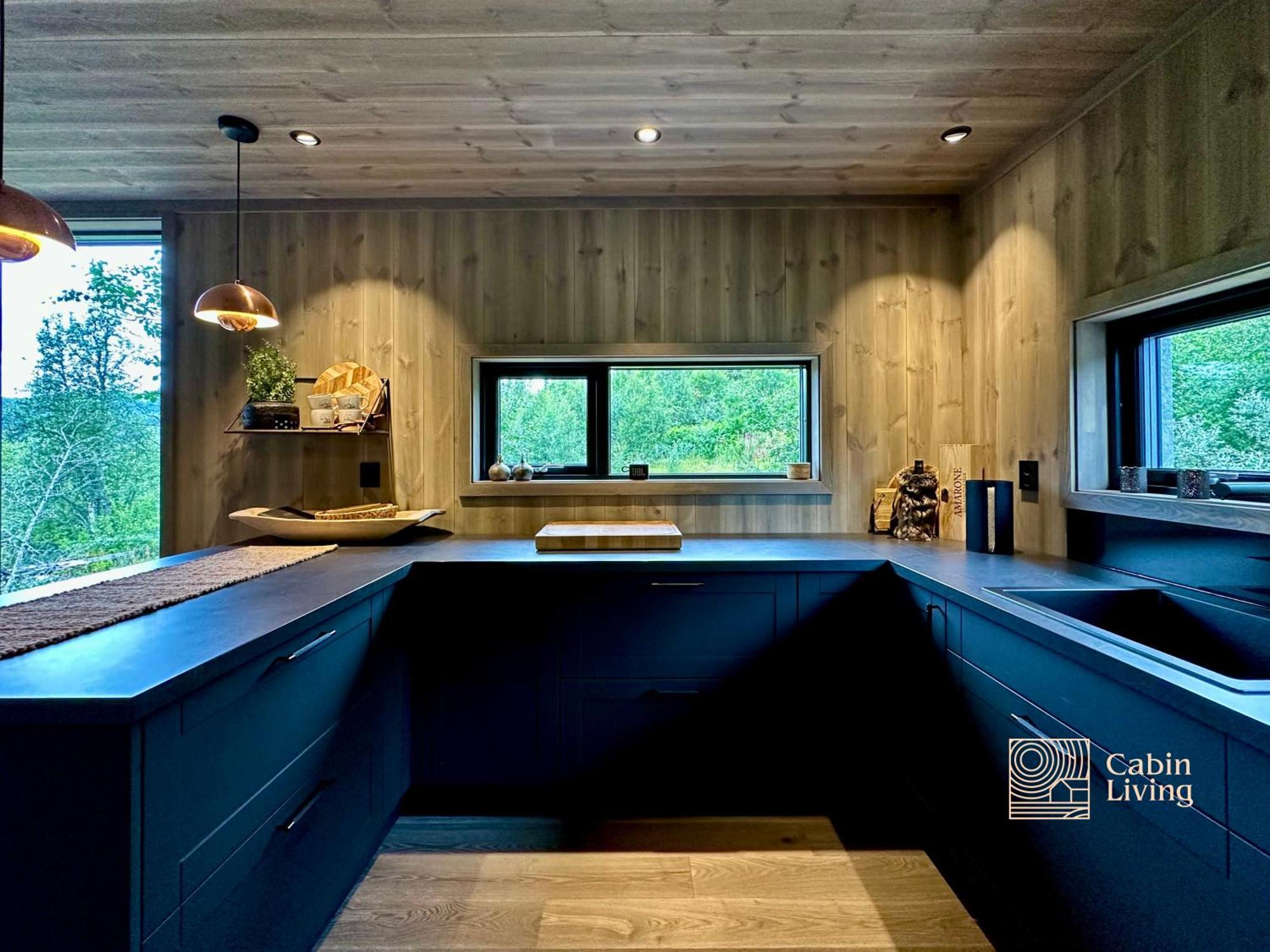 Brand New Cabin On The Sunny Side Of Gaustatoppen With A Great View Tuddal Экстерьер фото