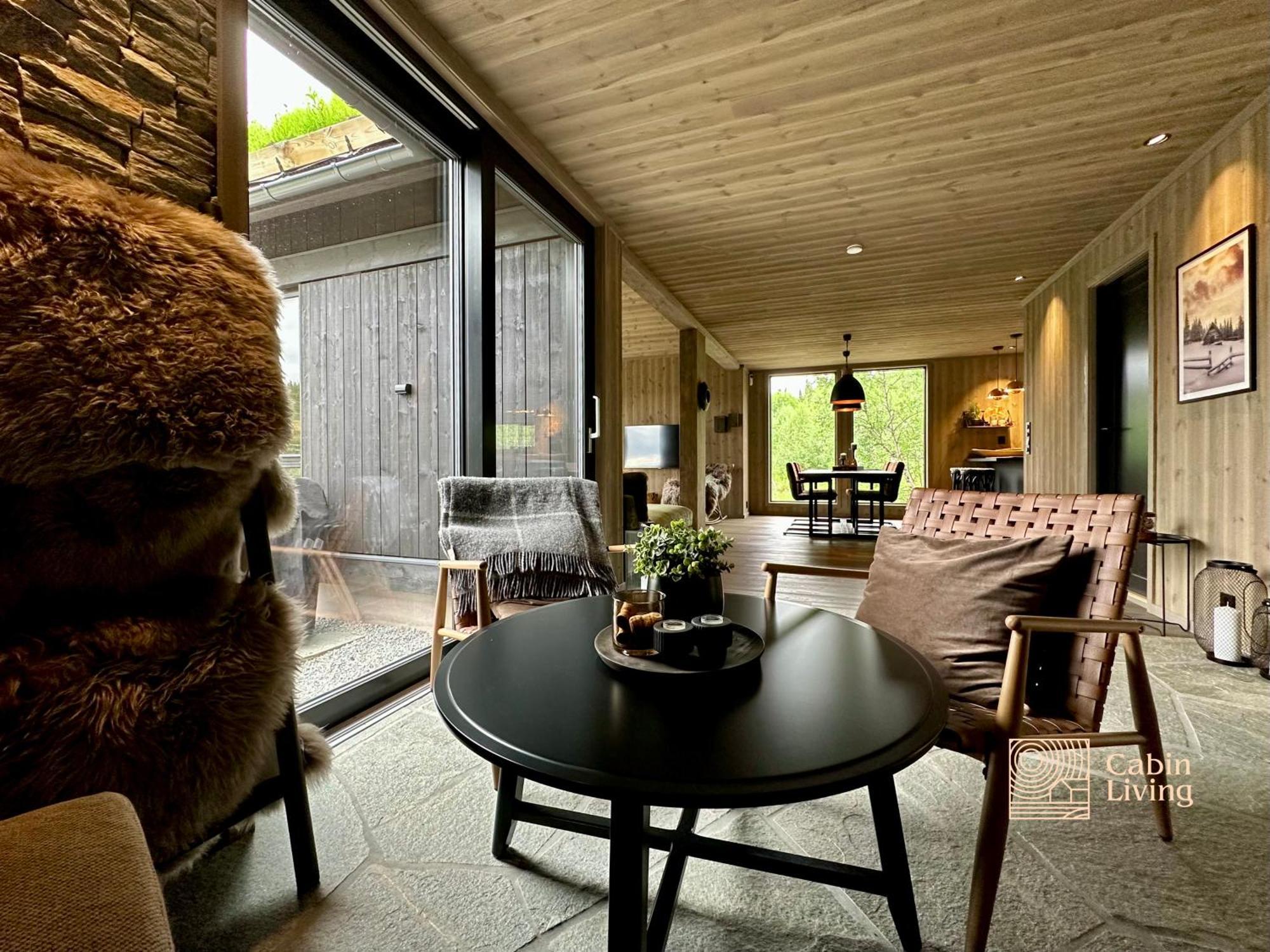 Brand New Cabin On The Sunny Side Of Gaustatoppen With A Great View Tuddal Экстерьер фото